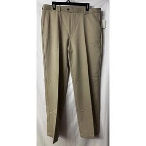 NWT Izod Golf Mens Sun Control Wicking Classic Fit Beige Pants Size‎ 36x32